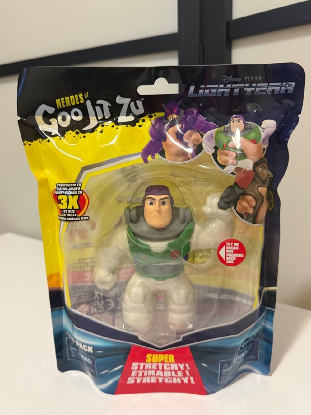 Heroes of Goo Jit Zu Lightyear Stretchy Buzz Figure - Green, White, Grey etc.